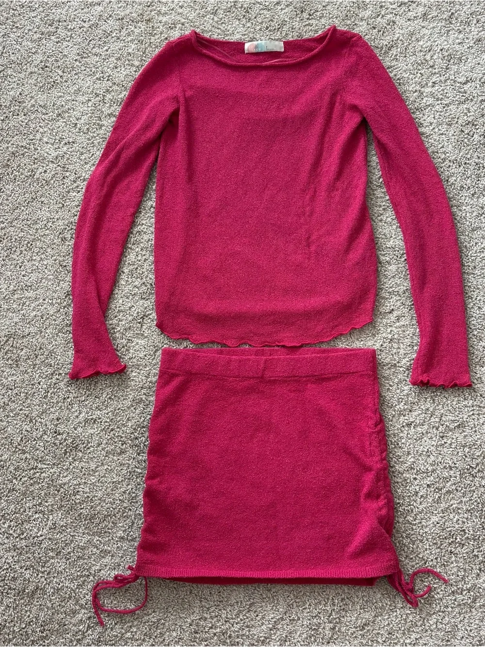 Free People Beach Cabo Sweater Skirt Set